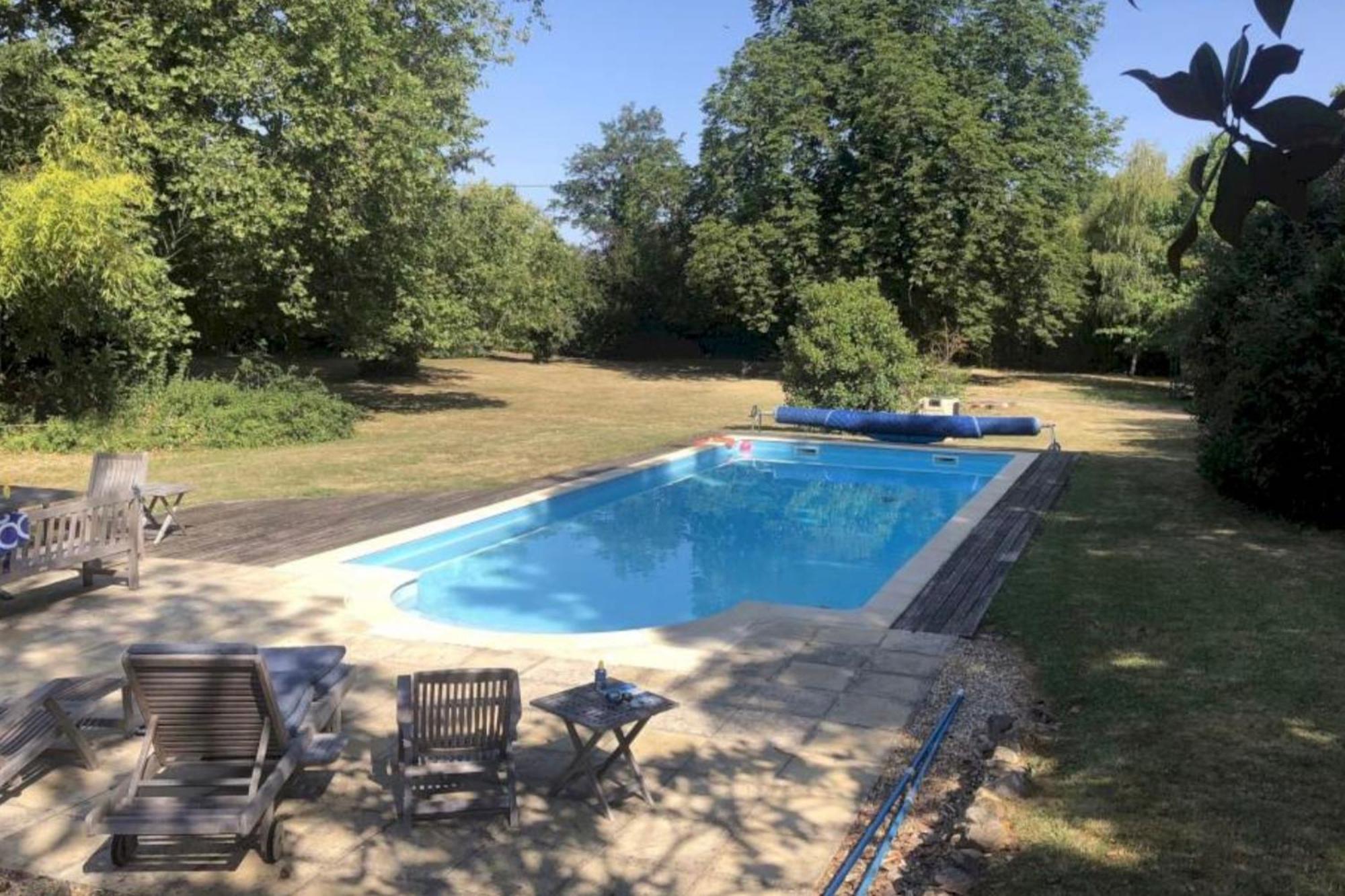 Beautiful 6 Bedroom House With Pool & Large Garden Le Pêchereau Kültér fotó
